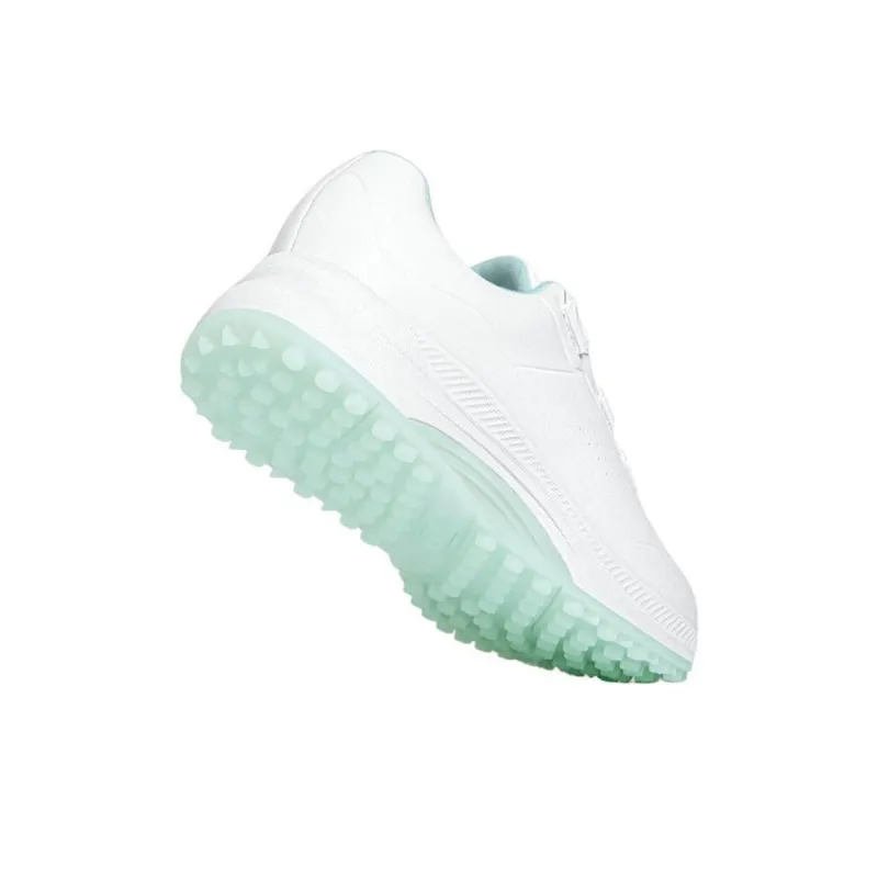 PGM Anti Slip Wear Resistant Low Top Golf Shoes Women's White Green-4