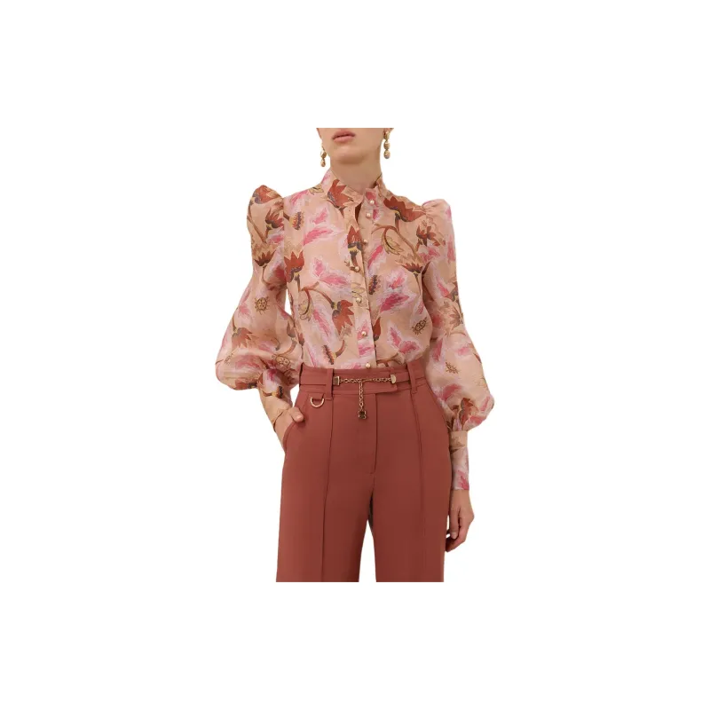 Zimmermann Illustration Floral Blouse-5