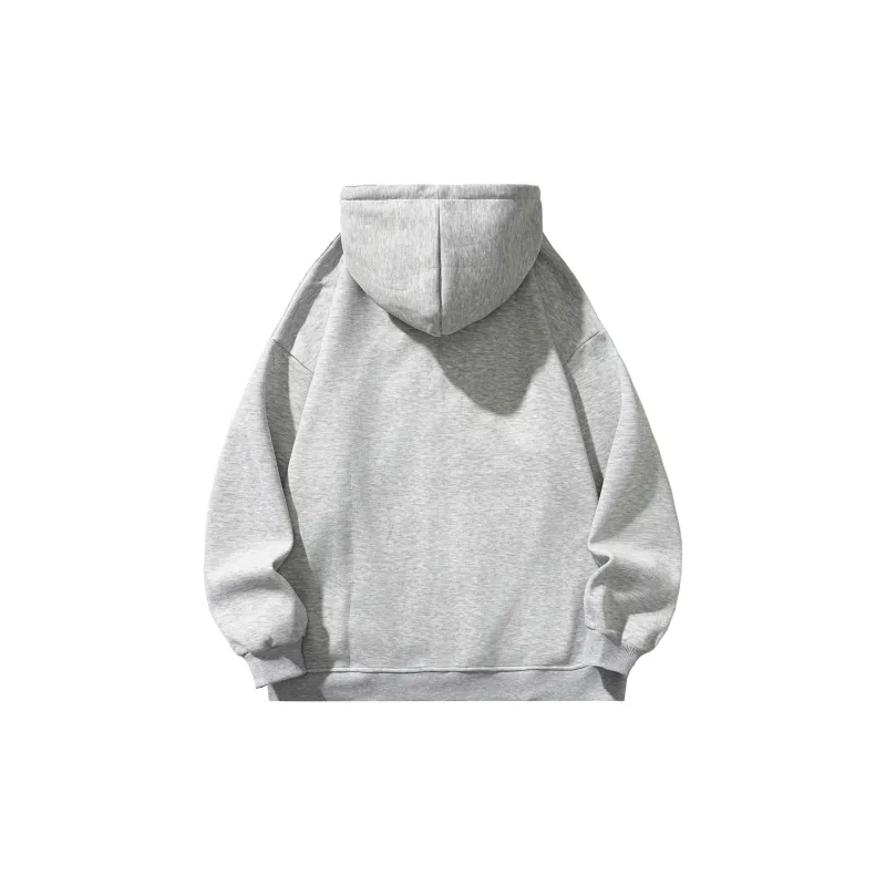 ZMOH Plain Net Series Cardigan Sweatshirt Unisex Couple's-21