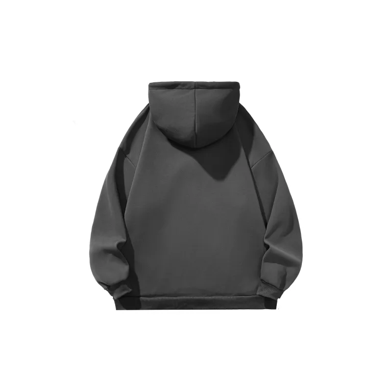ZMOH Plain Net Series Cardigan Sweatshirt Unisex Couple's-24