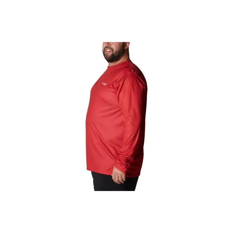 Columbia PFG Terminal Tackle Fish Flag T-Shirt Men's Red-2