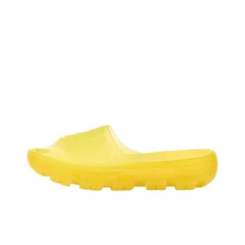 UGG Rubber Sole Abrasion Resistant Slide Slippers Women's Yellow