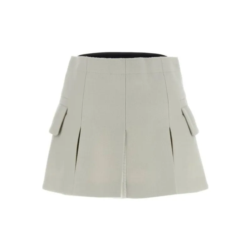 Sacai Double Breast Button Wool Short-1