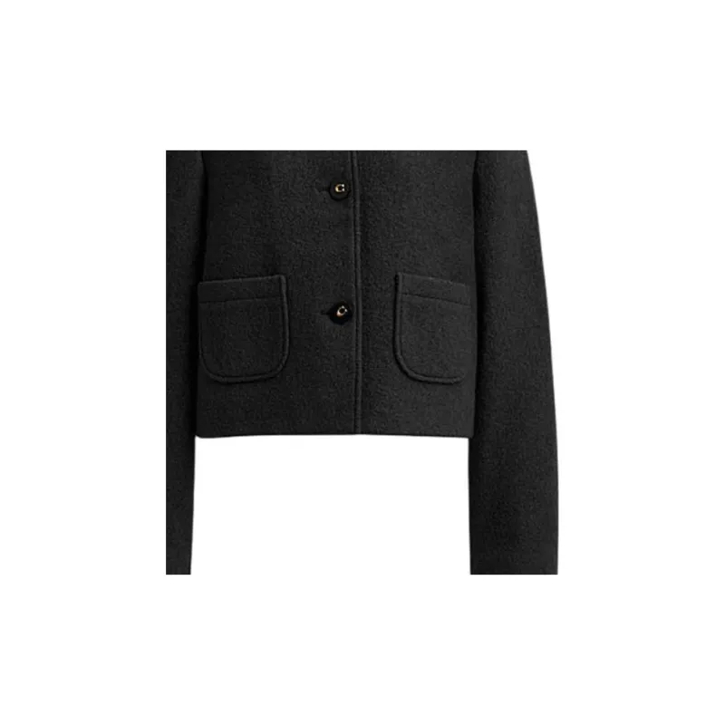 COACH Coats Women's Black-5