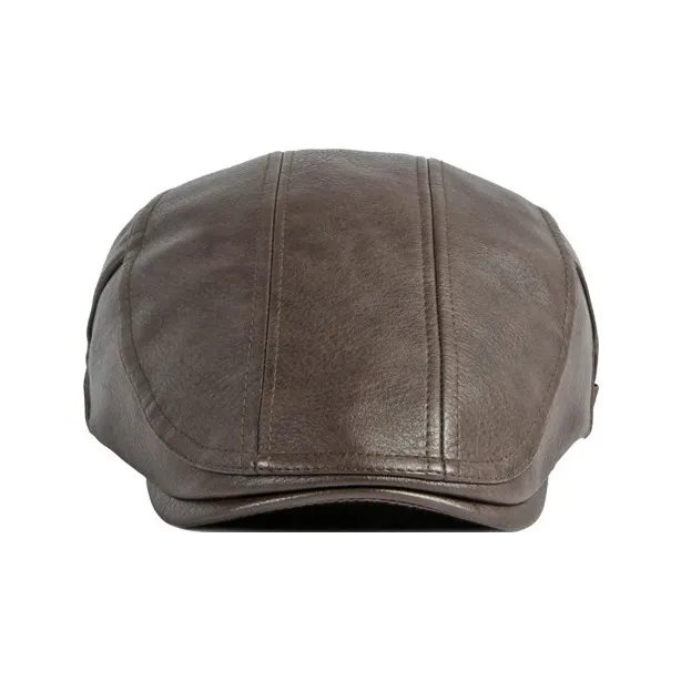 CARDANRO Pu Leather Berets Unisex-3