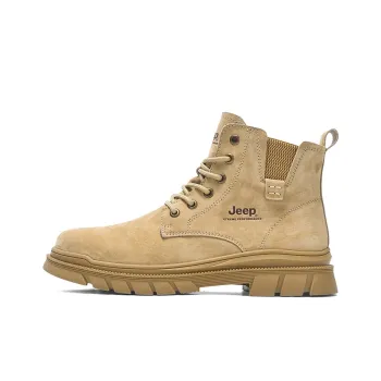 Jeep Short Martin Boot Ankle Length Men's Camel