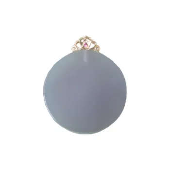 Ingenuity Hetian Jade Pendants Smoky Purple Unisex