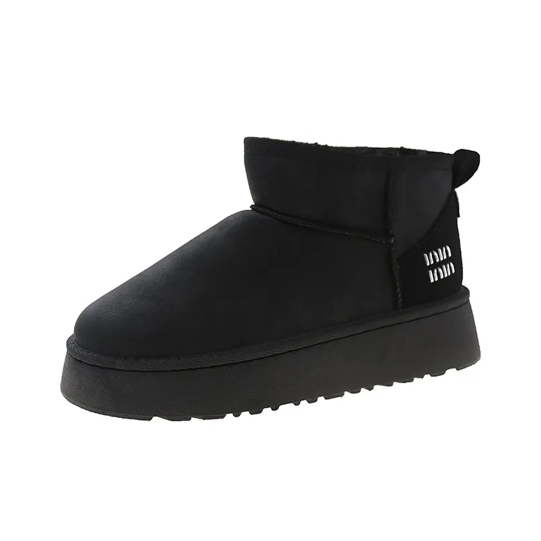 M.M Party Thermal Cushioning Short Snow Boots Women's-0
