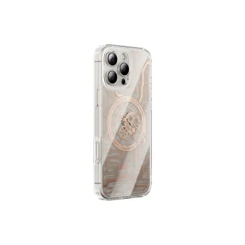 TXBX TPU Material Gold And Silver 6D Circuit Board Phone Case Compatibility With Apple 16/15/14/13/12 Collection