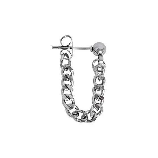 ZWU 925 Sterling Silver Earrings Unisex-0