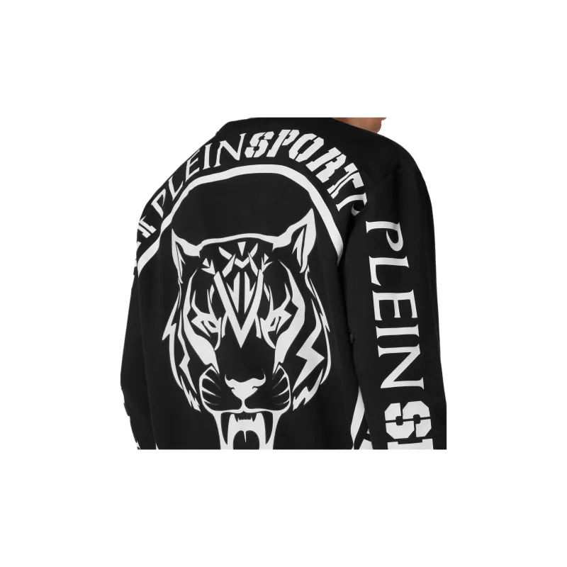 PLEIN SPORT Carbon Tiger Print Sweatshirt-4