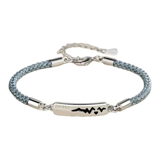 JESCAKOO Silver Bracelets Unisex-6