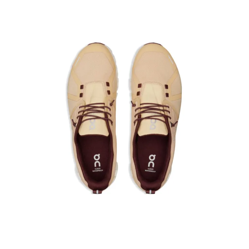 On Running Cloud 5 Waterproof Savannah Ivory-3
