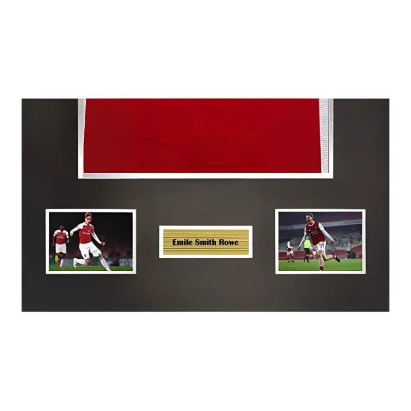 Yi Shot Jersey Arsenal Soccer Club Included SA Certificate Framed And Collectible Unisex-2