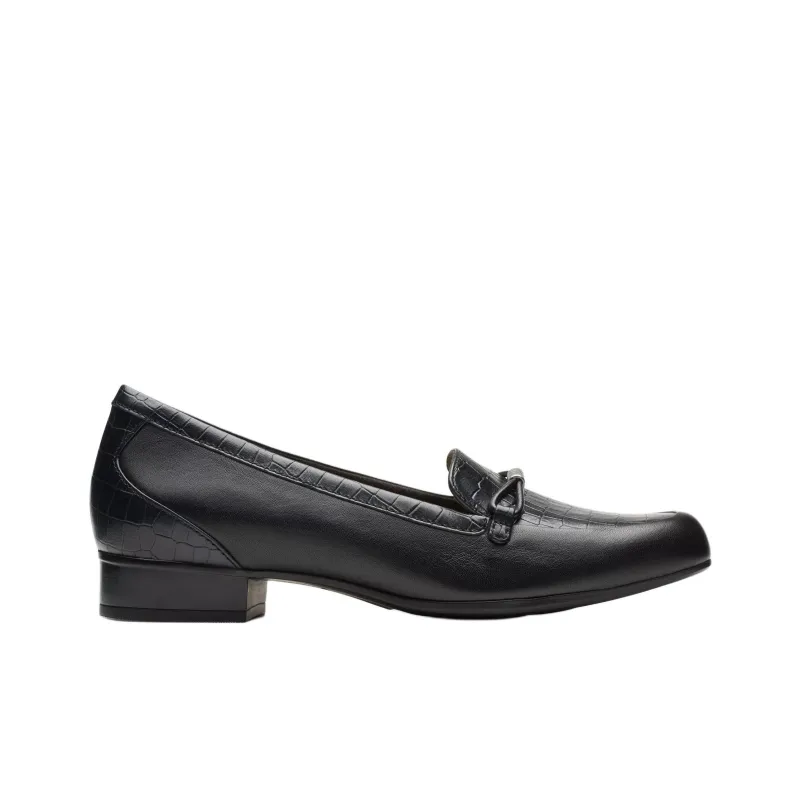 Clarks Juliet Shine Loafers 2.5cm Women's Black-1