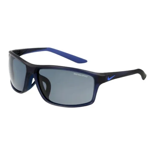 Nike Plastic Cell Plastic Irregular Shape Sunglasses Men's Gray