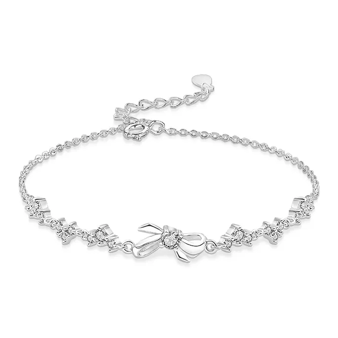 KUMET Sterling Silver Bracelets Women's Couple's Birthday Gift-3