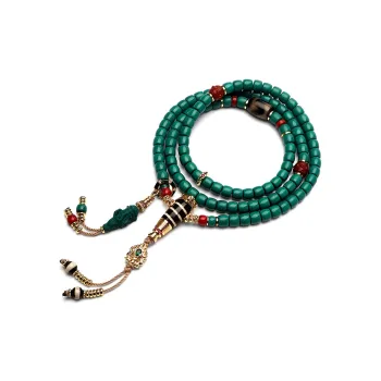 Jade Linmen Colored Glaze Jade Beaded Bracelet Unisex