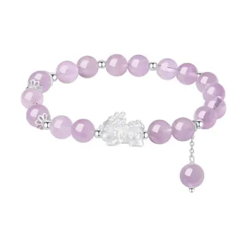 Zhou Jifeng Chalcedony Jade Beaded Bracelet Women's
