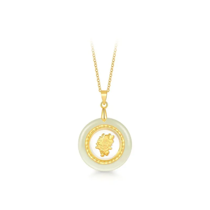 Zhou Jifeng Necklaces Green Jade Women's-8