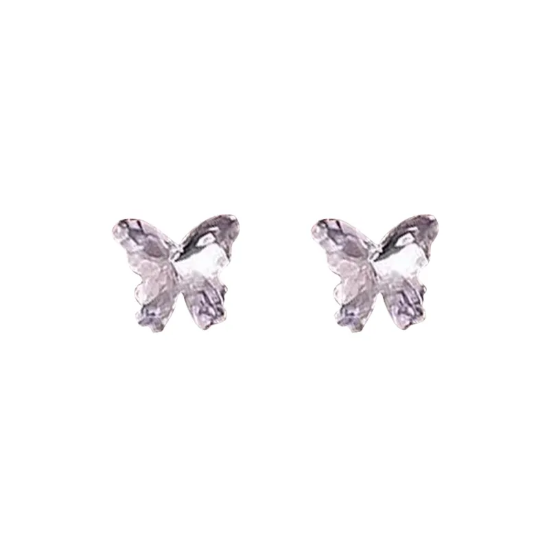 Welcome To The Treasure Alloy Zircon Stud Earrings Unisex-2