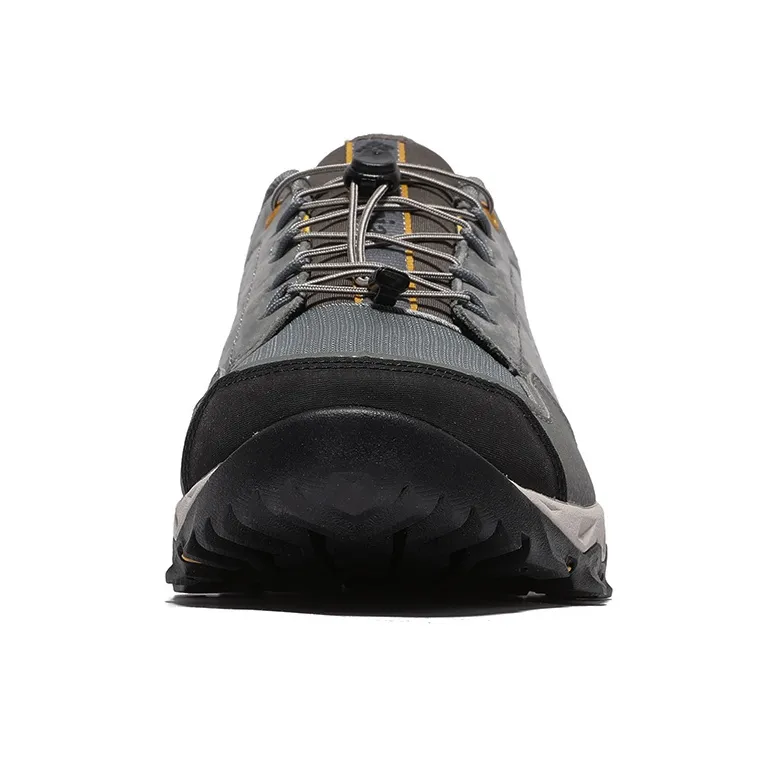 Columbia Wear Resistant Low Top Trekking Shoes Men's Gray Green-3
