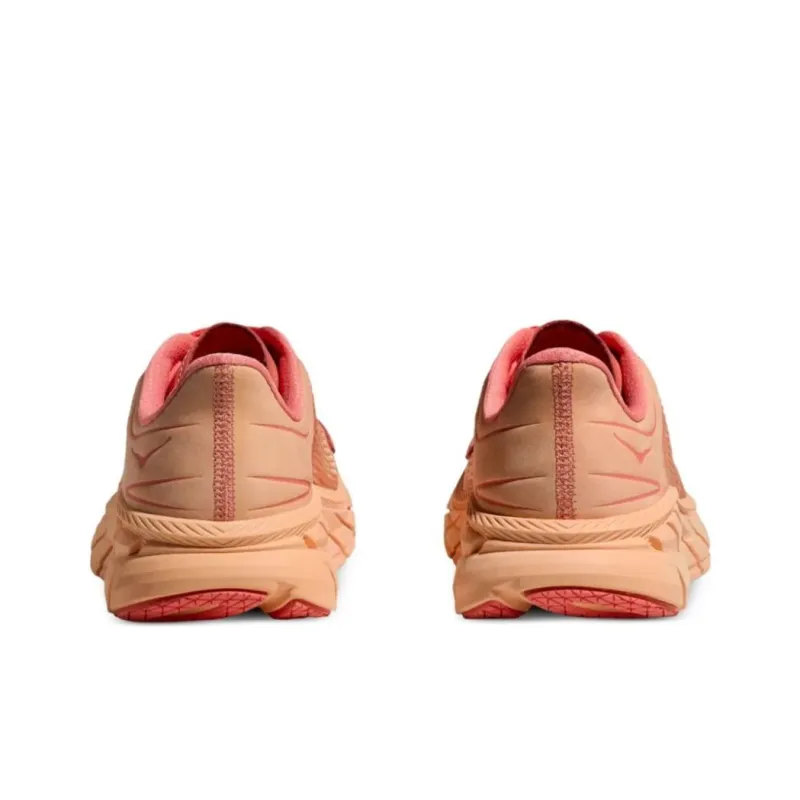 HOKA ONE ONE Clifton LS Anti Slip Wear Resistant Low Top Casual Shoes Women's Orange-3