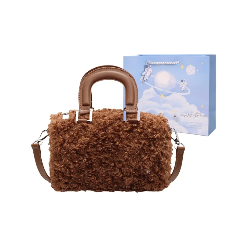 Duoluplo Doron Paul Plush Handbag Regular Women's Multicolor-19