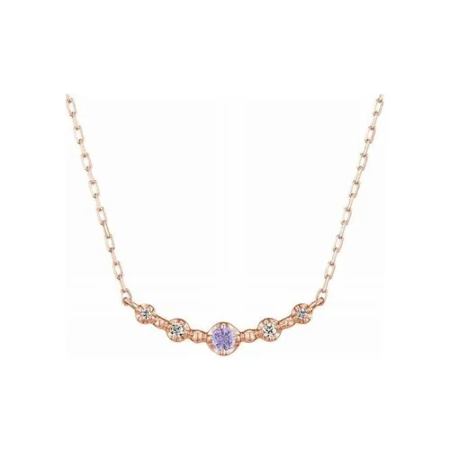 4℃ 10K Rose Gold Necklaces Women's Rose Gold