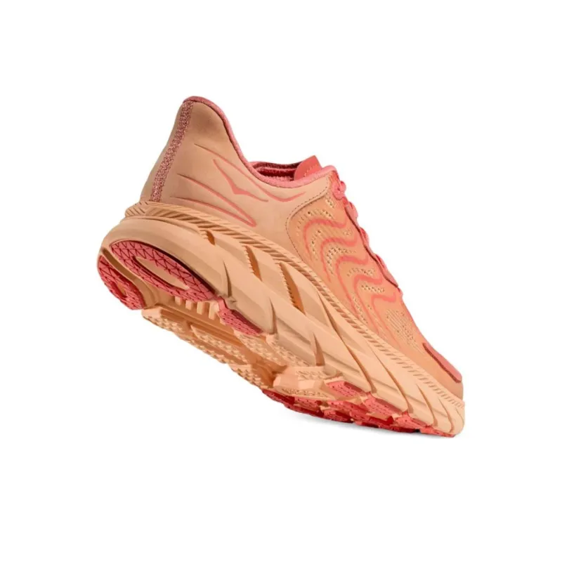 HOKA ONE ONE Clifton LS Anti Slip Wear Resistant Low Top Casual Shoes Women's Orange-4