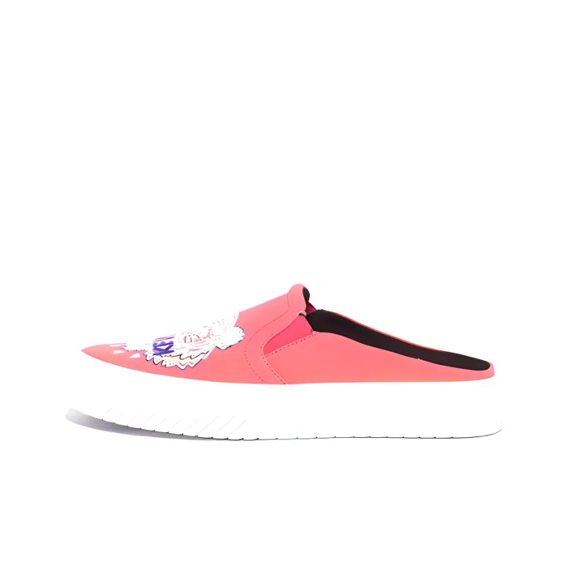KENZO Abrasion Resistant Closed Toe Slippers Women's Pink-2