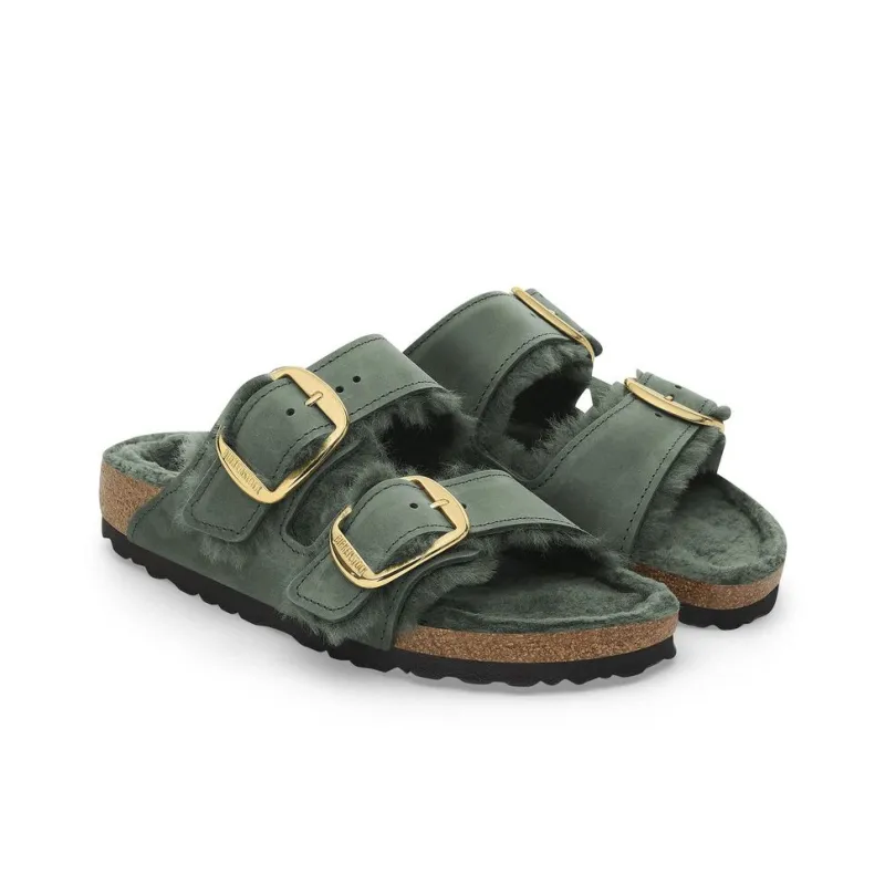 Birkenstock EVA Slip-Resistant Slide Slippers Women's Dark Green Regular-2