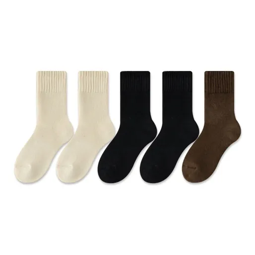 Caramella Mid Calf Socks Women's Combo Set-17