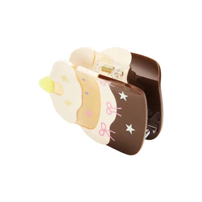 MUYKUY Acetate Hair Clips Women's Pink/Blue/Brown-9
