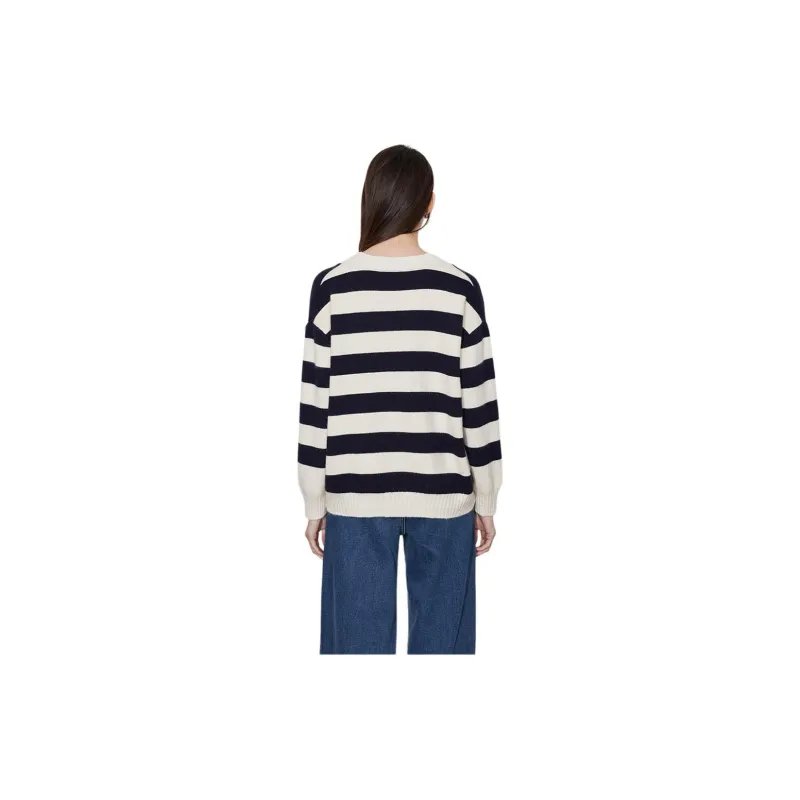 Huagaa Knitwear Women's Sheep Fat White-0