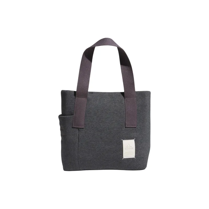 Adidas Cotton Tote Bag Shopping Bag Handbag Unisex Charcoal-0