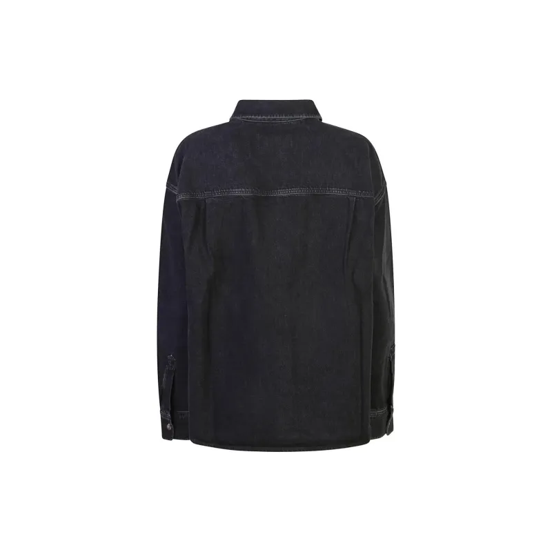 AGOLDE Drop shoulder Denim Jacket-1