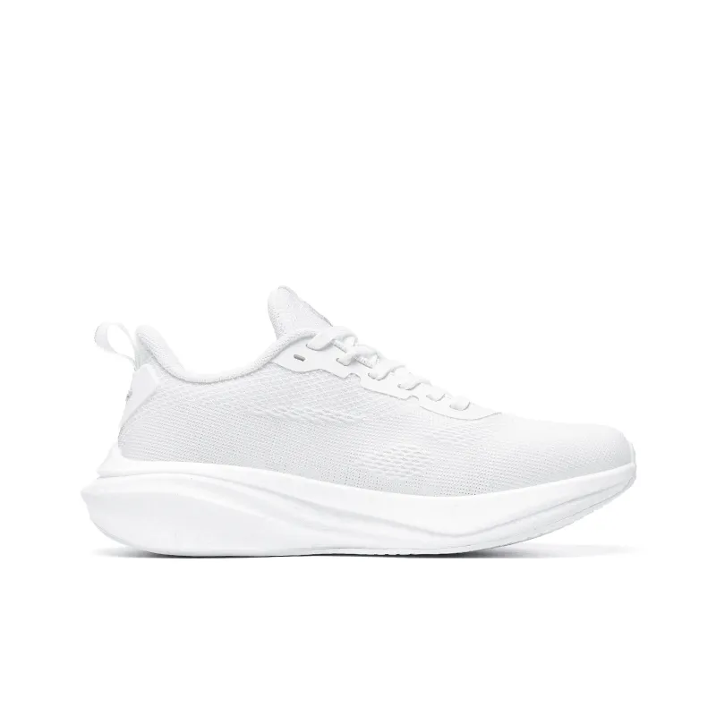 BTE Anti Slip And Wear Resistant Support Rebound Low Top Carbon Plate Marathon Running Shoes Unisex White Silver-1
