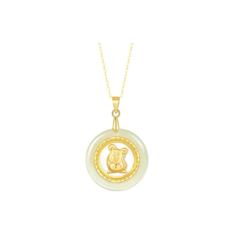 Zhou Jifeng Necklaces Green Jade Women's-0