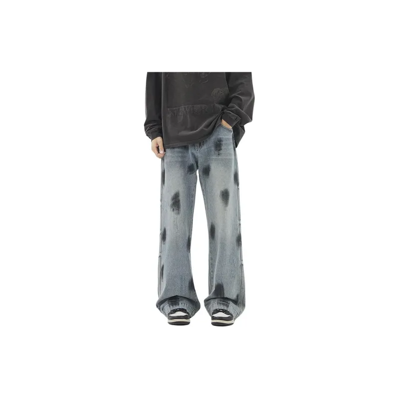 IJRJ Jeans Unisex Vintage Blue-3