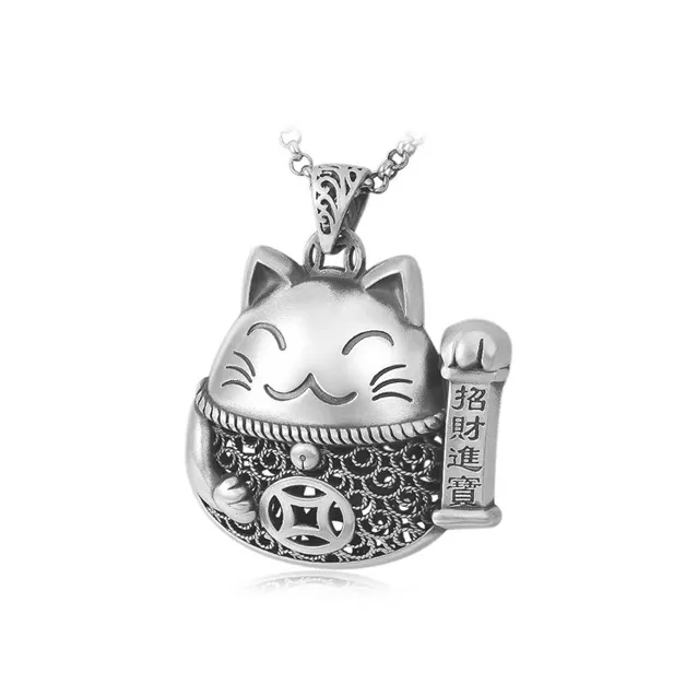 RURA 999 Fine Silver Sterling Silver Necklaces Unisex Silver-0