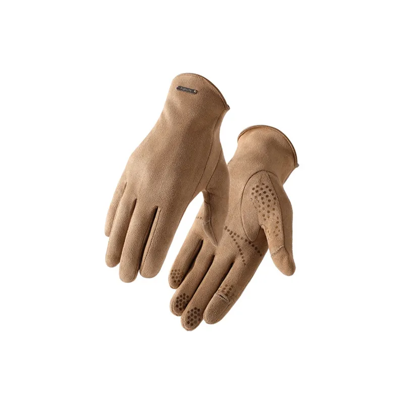 BSELEON Suede Knit Gloves Unisex-10