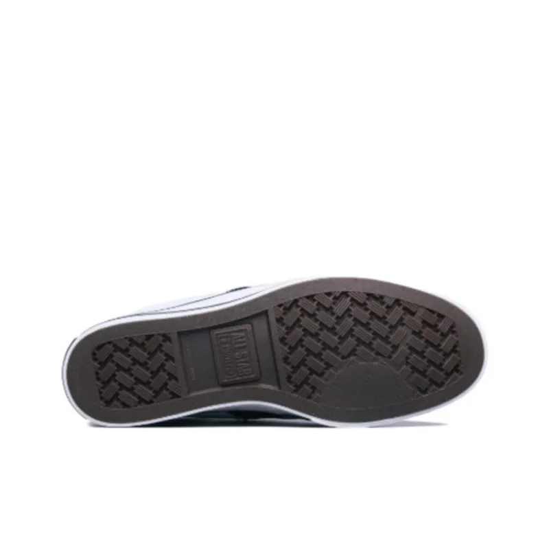 Converse Puff Player Anti Slip Wear Resistant Low Top Skateboard Shoes Unisex White Black-4