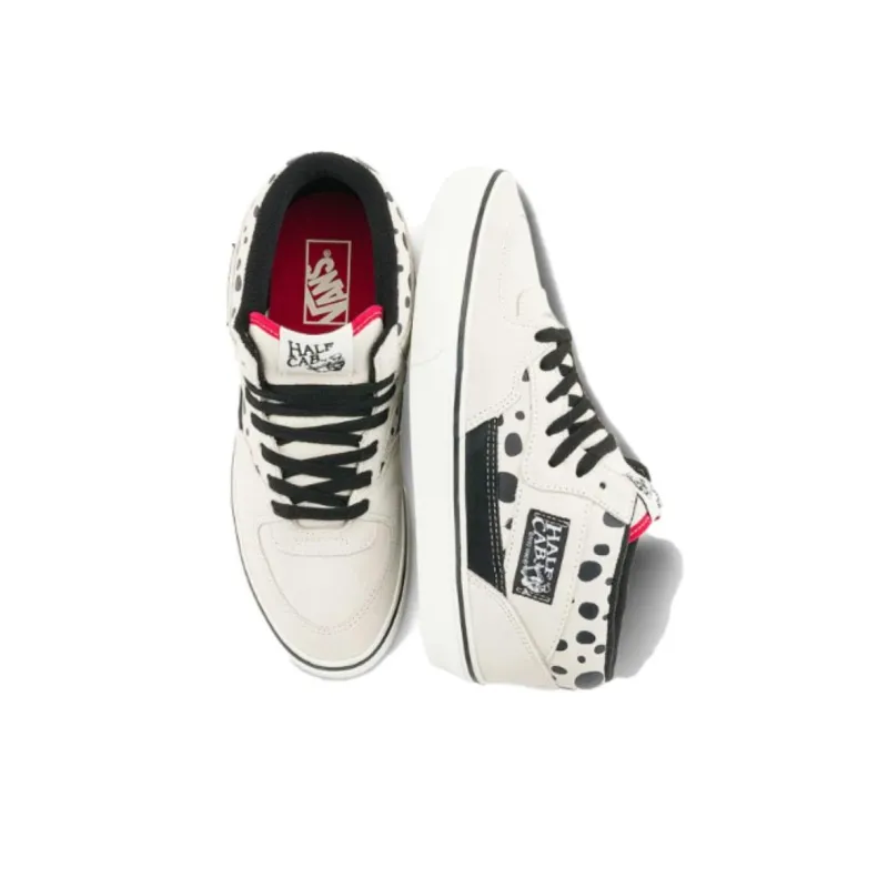 Vans Anti Slip Wear Resistant Mid Top Skateboard Shoes Unisex White-2