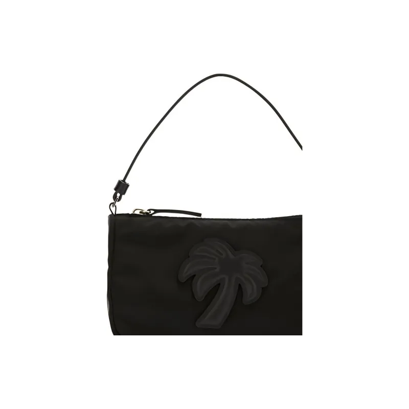 PALM ANGELS Big Palm Nylon Pouch Black-4