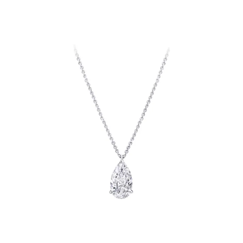 Graff Platinum Necklaces Women's White-0