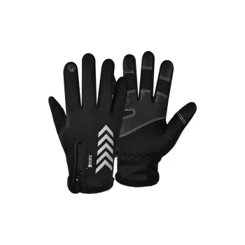 DZP Polyester Sports Gloves Unisex Black/Gray