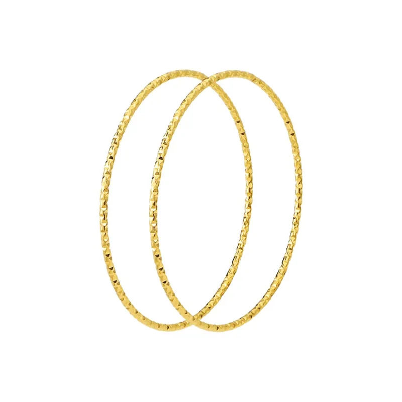 NATURALLYJOJO Titanium Steel Bangles Women's Gold/Silver-8