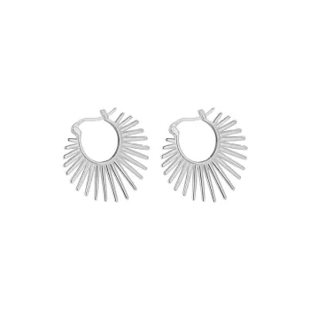Heart Grass S925 Silver Earrings Women's