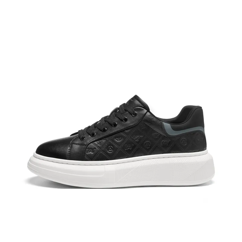 SEPTWOLVES Slip-Resistant Cushioning Wear-Resistant Lightweight Height-Increasing Low-Top Skateboard Shoes Men-15